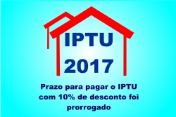 Prazo para pagamento da cota única do IPTU com desconto é prorrogado em Perdigão