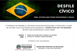 Perdigão terá desfile cívico para comemorar a Independência do Brasil