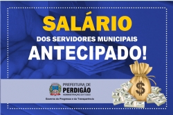Prefeitura antecipa pagamento de salário para o próximo dia 28
