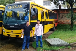 Perdigão recebe novo ônibus escolar