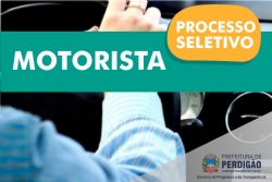 Prefeitura de Perdigão abre processo seletivo para motorista