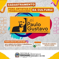 EDITAL: Lei Paulo Gustavo