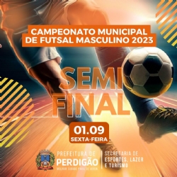 Semi Final do nosso Campeonato Municipal de Futsal Masculino de 2023
