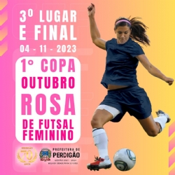 Última etapa da Primeira Copa Outubro Rosa de Futsal Feminino