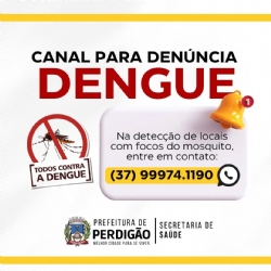 CANAL DE DENÚNCIA  DENGUE