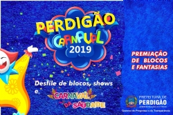 Prefeitura divulga a programação do Carnaval em Perdigão