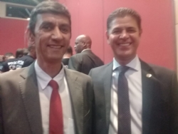 Vice-prefeito, Paulinho e o Delegado-Geral Wagner Pinto de Souza